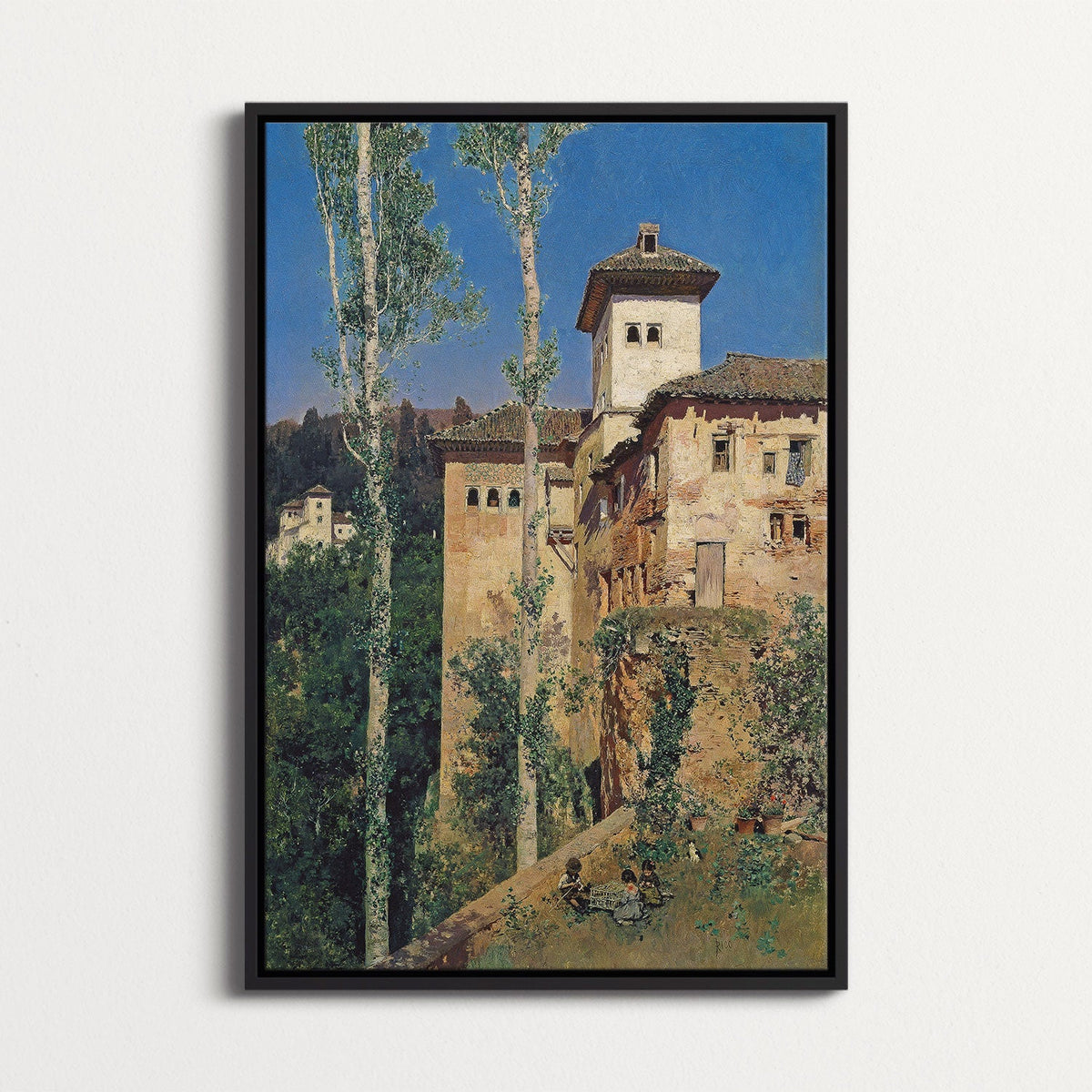 Alhambra. Granada.Spain. Watercolor outlet 50 x 35 cm (20' x 13')