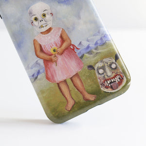Girl With Death Mask