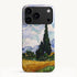 Wheat Field with Cypresses