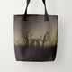 Tote Bags Caspar David Friedrich The Abbey in the Oakwood