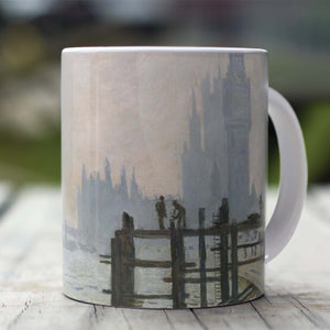 Ceramic Mugs Claude Monet Thames below Westminster