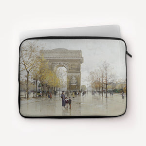 Laptop Sleeves Eugene Galien-Laloue The Arc de Triomphe