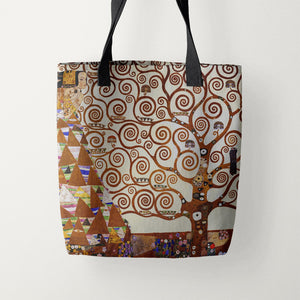 Tote Bags Gustav Klimt The Tree of Life