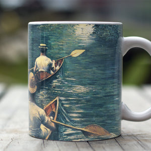 Ceramic Mugs Gustave Caillebotte The Canoes