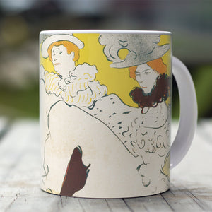 Ceramic Mugs Henri de Toulouse-Lautrec La Troupe De Mademoiselle Eglantine