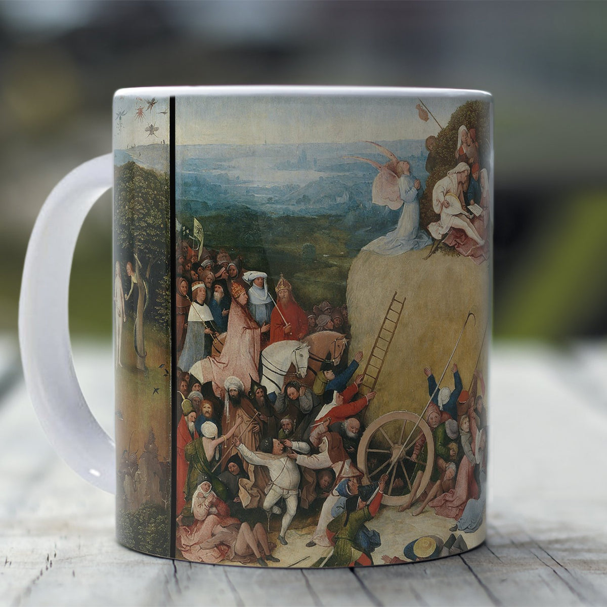The Hay Wain by Hieronymus Bosch - Ceramic Mug | ArtPointOne