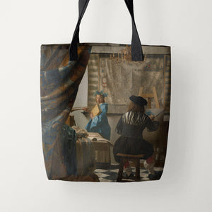 Tote Bags Johannes Vermeer The Art of Painting