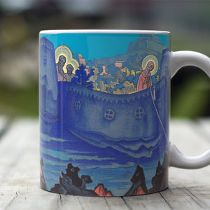 Ceramic Mugs Nicholas Roerich Madonna Laboris