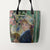 Tote Bags Pierre-Auguste Renoir Girl with Fan