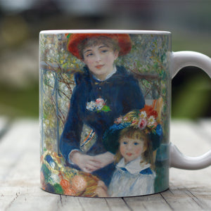 Ceramic Mugs Pierre-Auguste Renoir Two Sisters