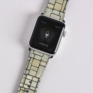 Apple Watch Band Piet Mondrian Composition in Blue Gray and Pink
