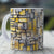 Ceramic Mugs Piet Mondrian Composition VII