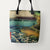 Tote Bags Utagawa Hiroshige The Hota Coast in Awa Province