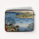 Laptop Sleeves Utagawa Hiroshige Wild Goose Hill and the Tone River