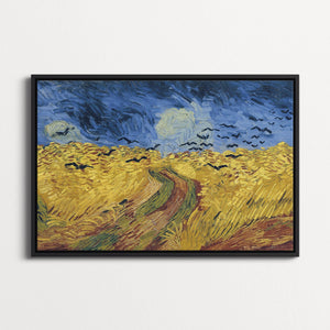 Wheat Field with Crows